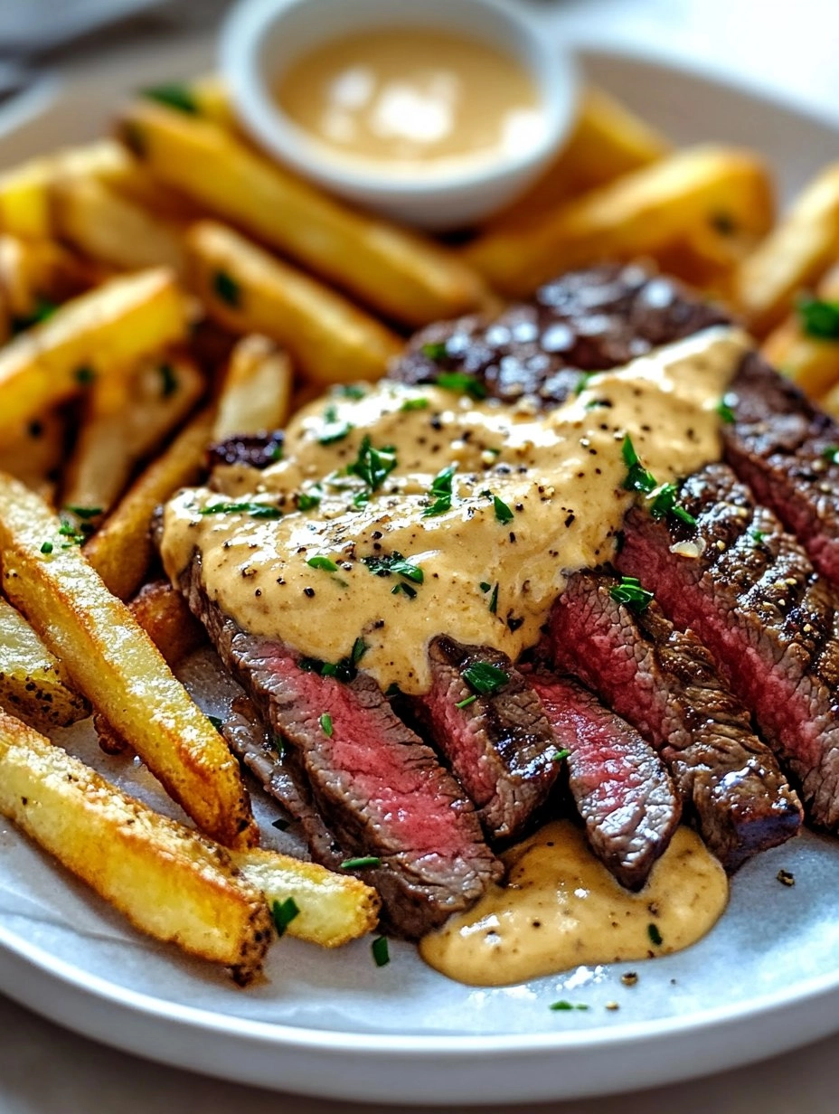 Steak Frites with Honey Dijon Aioli 66 Steak Frites with Honey Dijon Aioli