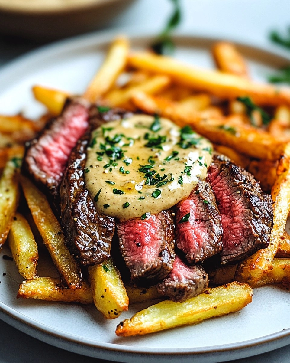 Steak Frites with Honey Dijon Aioli 67 Steak Frites with Honey Dijon Aioli