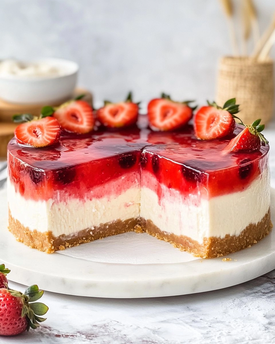 Strawberry Jelly Cheesecake 100 Strawberry Jelly Cheesecake