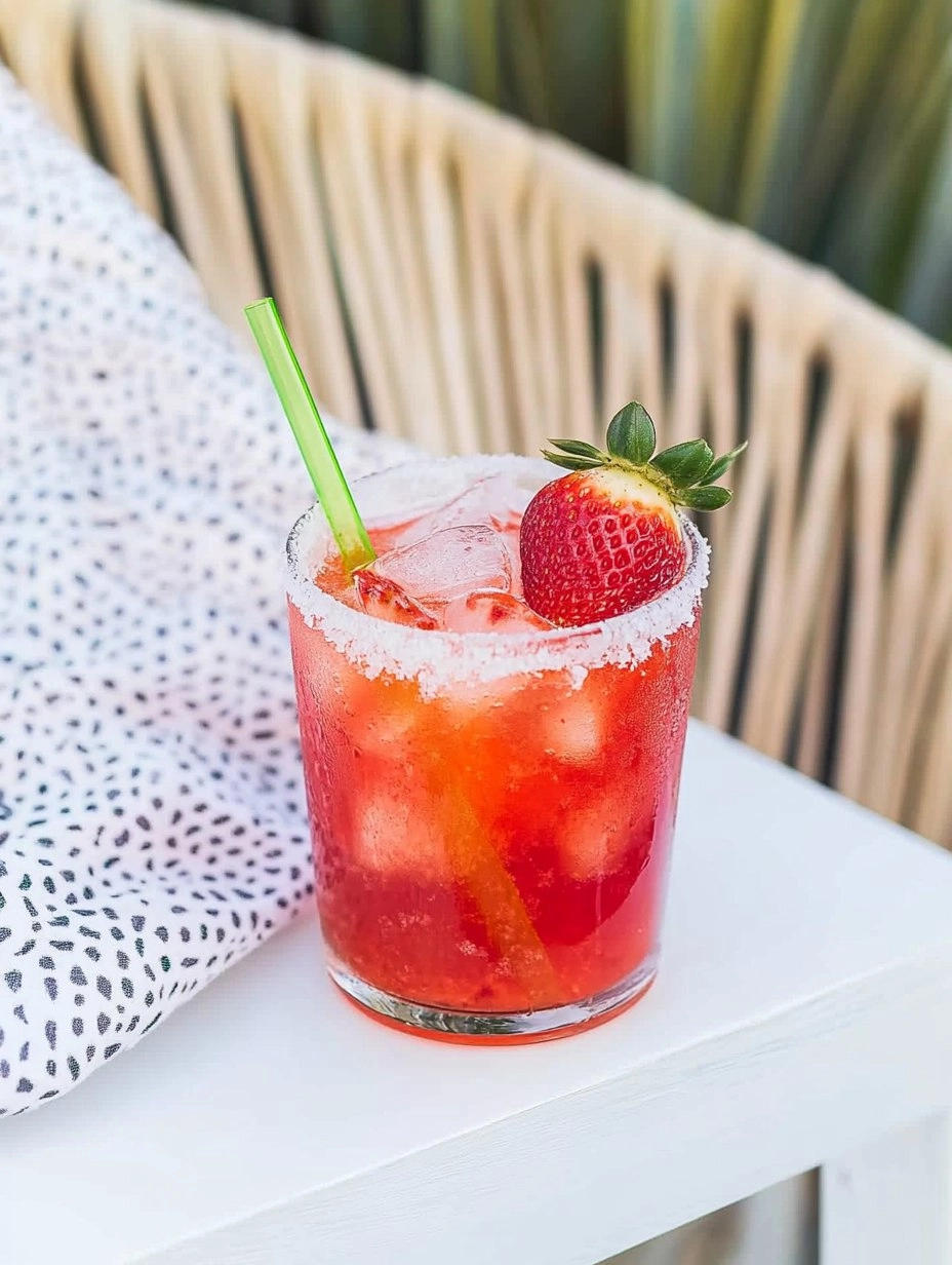 The Best Strawberry Tequila Sodas
