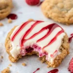 The best Crumbl Raspberry Cheesecake Cookies EVER! 118 The-best-Crumbl-Raspberry-Cheesecake-Cookies-EVER-Recipe