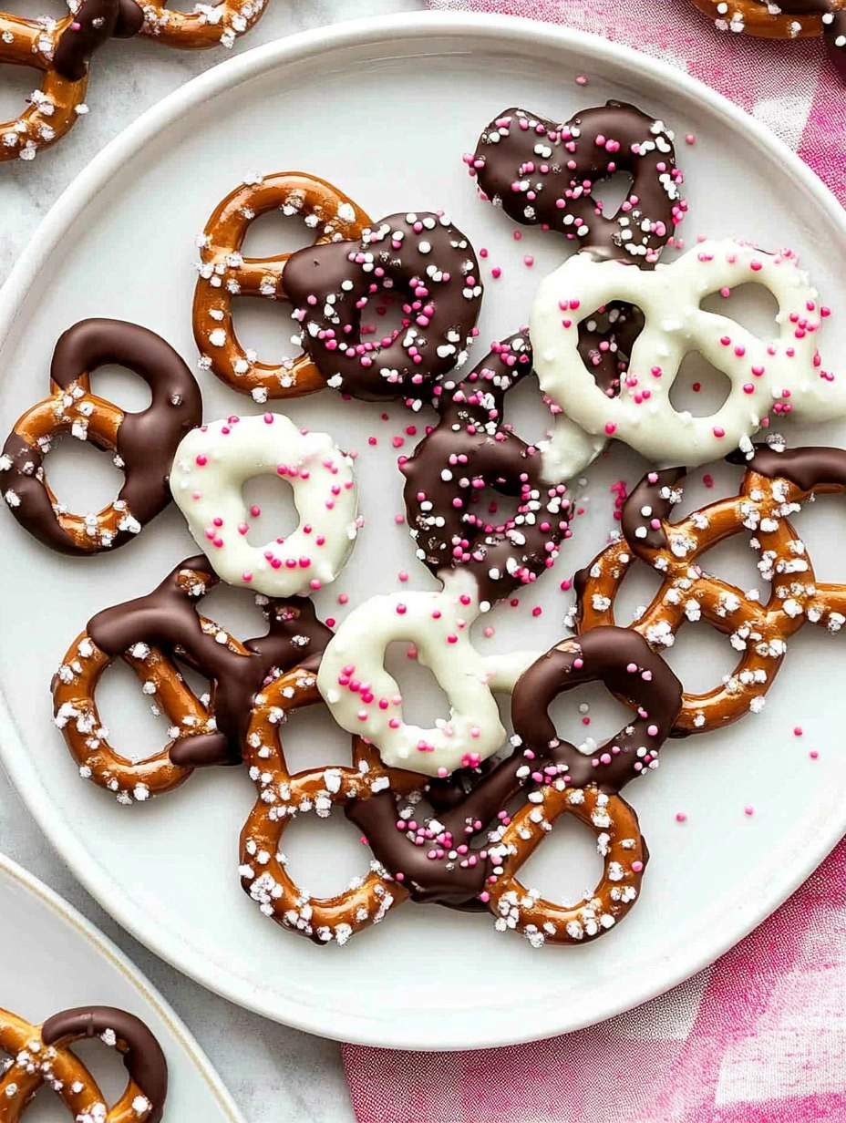 Valentine Chocolate Covered Pretzels for kids 51 Valentine Chocolate Covered Pretzels for kids