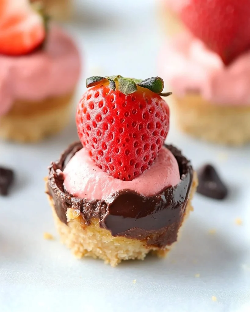 Valentines-Day-Chocolate-Strawberry-Mini-Cheesecakes-Recipe