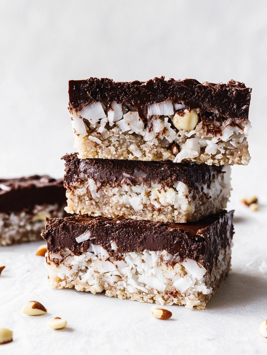 Valentine’s Day  Coconut-Chocolate Keto Bars