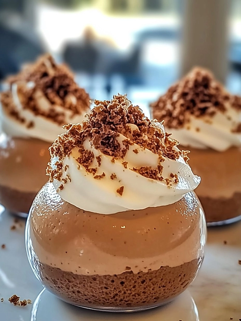 Valentine’s Day Decadent Gingerbread Latte Mousse Domes