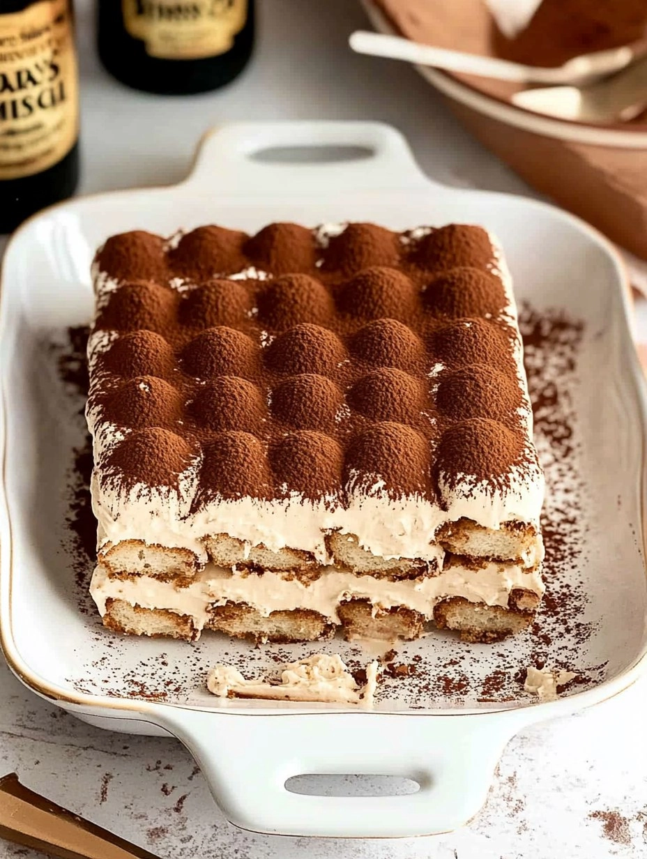 Bailey's Irish Cream Tiramisu | Easy No-Bake Dessert