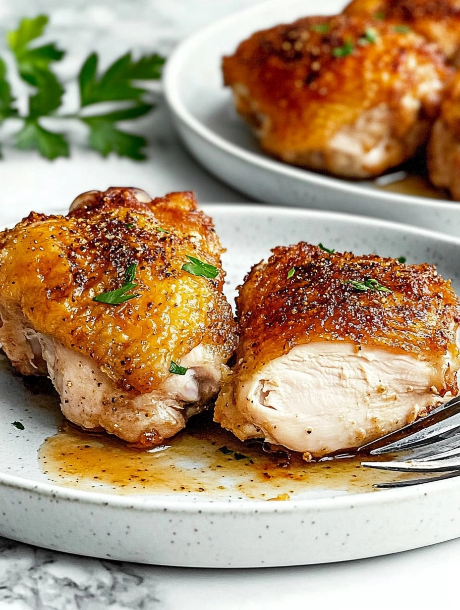Baked Chicken Thighs | Juicy Oven-Roasted Chicken