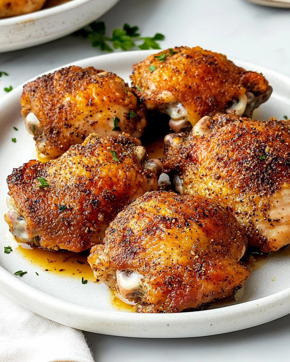 Baked Chicken Thighs | Juicy Oven-Roasted Chicken