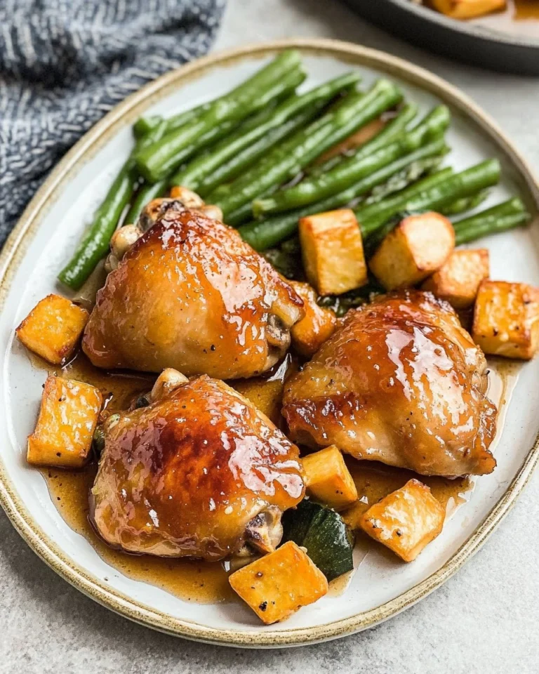 Baked-Honey-Garlic-Chicken-Thighs-with-Veggies-Recipe