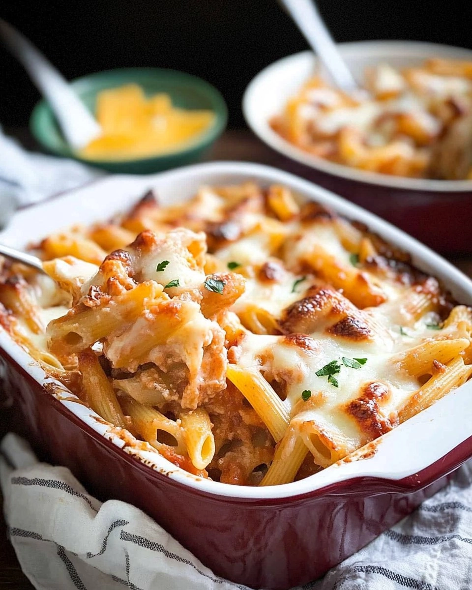 Baked Penne | Cheesy Oven-Baked Pasta Casserole