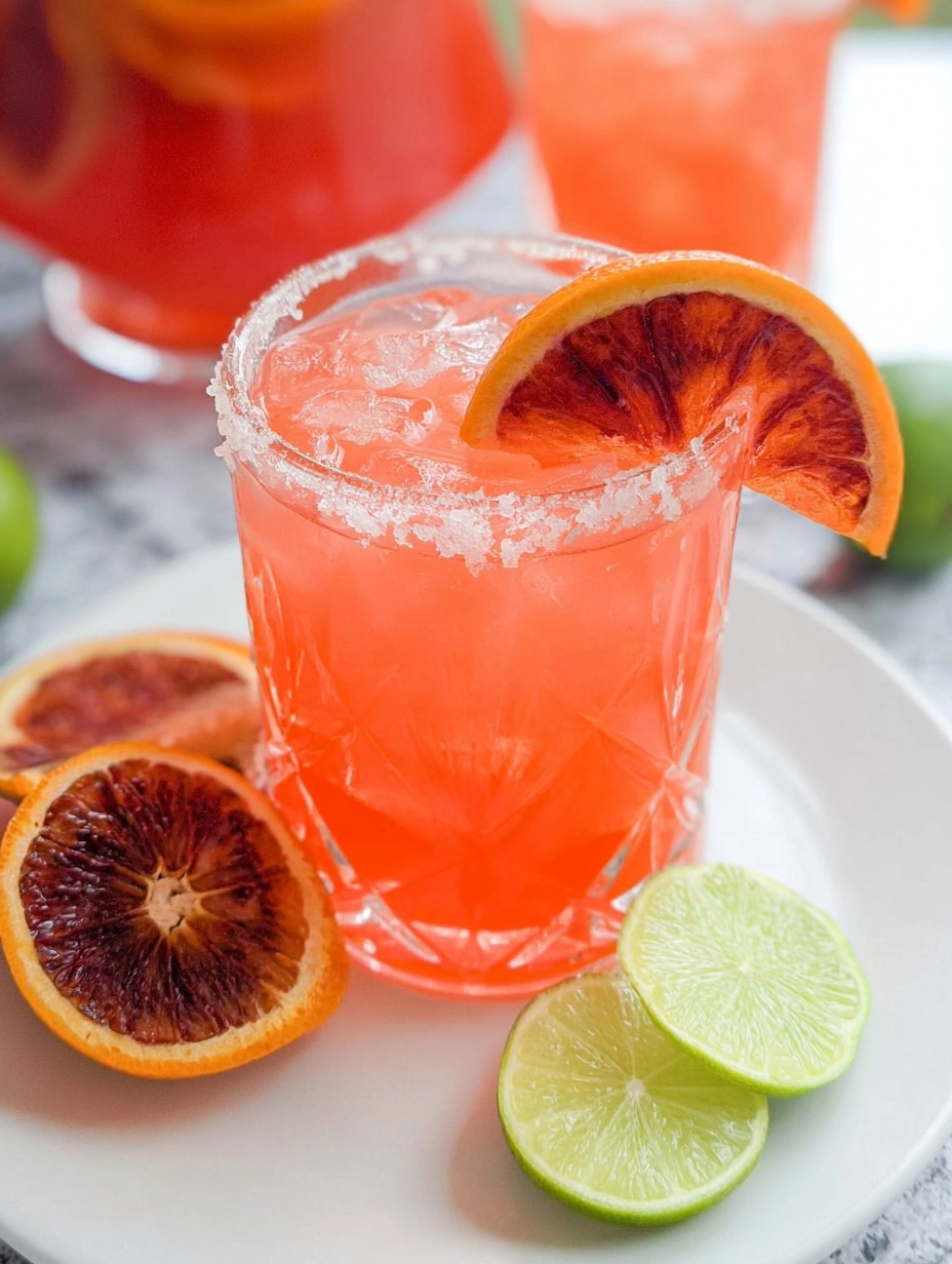 Blood Orange Margarita Pitcher (Easy Big-Batch Citrus Cocktail) 81 Blood Orange Margarita Pitcher (Easy Big-Batch Citrus Cocktail)