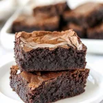 Brownies-Fudgy-Dark-Chocolate-Brownies-Recipe
