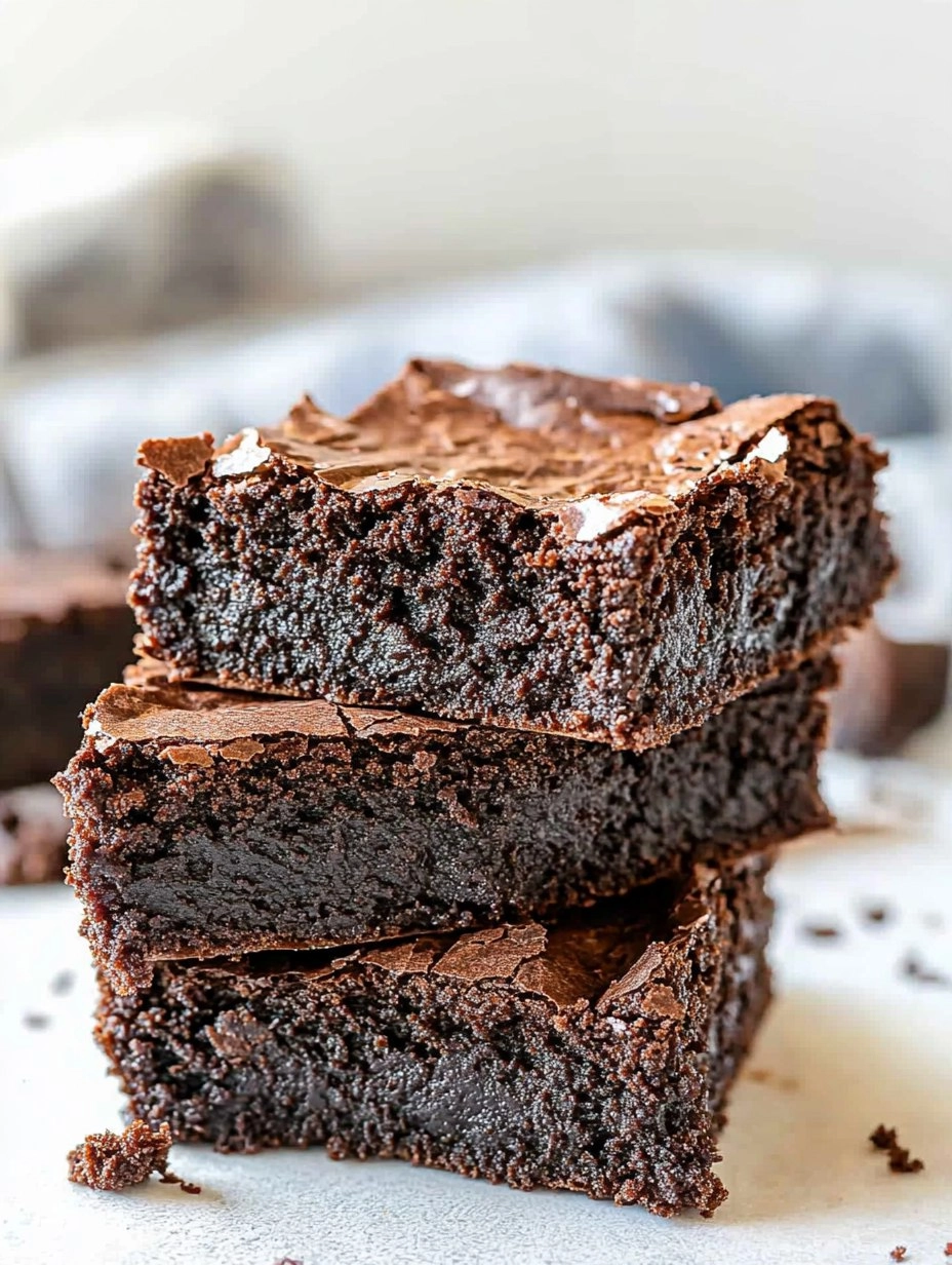 Brownies | Fudgy Dark Chocolate Brownies