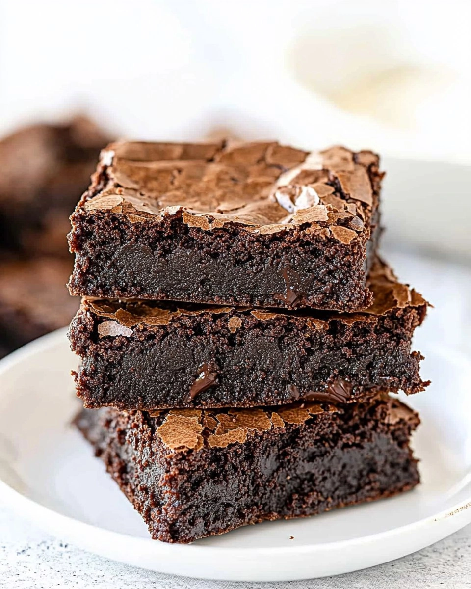 Brownies | Fudgy Dark Chocolate Brownies