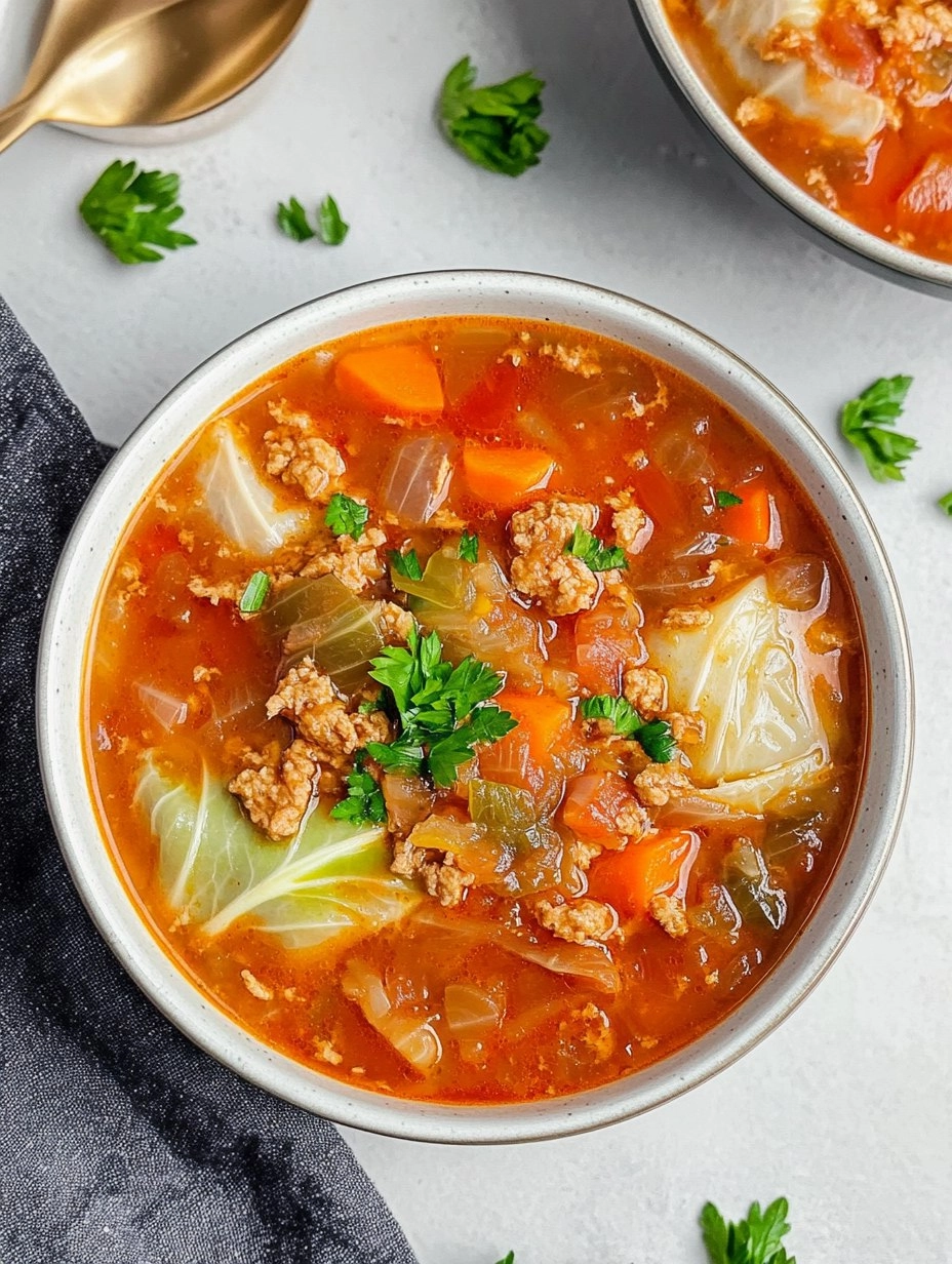 Cabbage Roll Soup (All the Flavor, No Rolling)