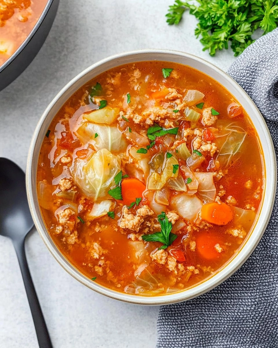 Cabbage Roll Soup (All the Flavor, No Rolling)