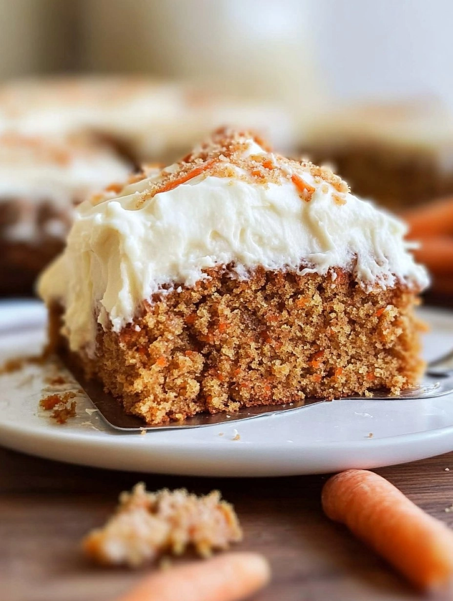 Carrot Cake Sheet Cake with Thick Cream Cheese Frosting 116 Carrot Cake Sheet Cake with Thick Cream Cheese Frosting