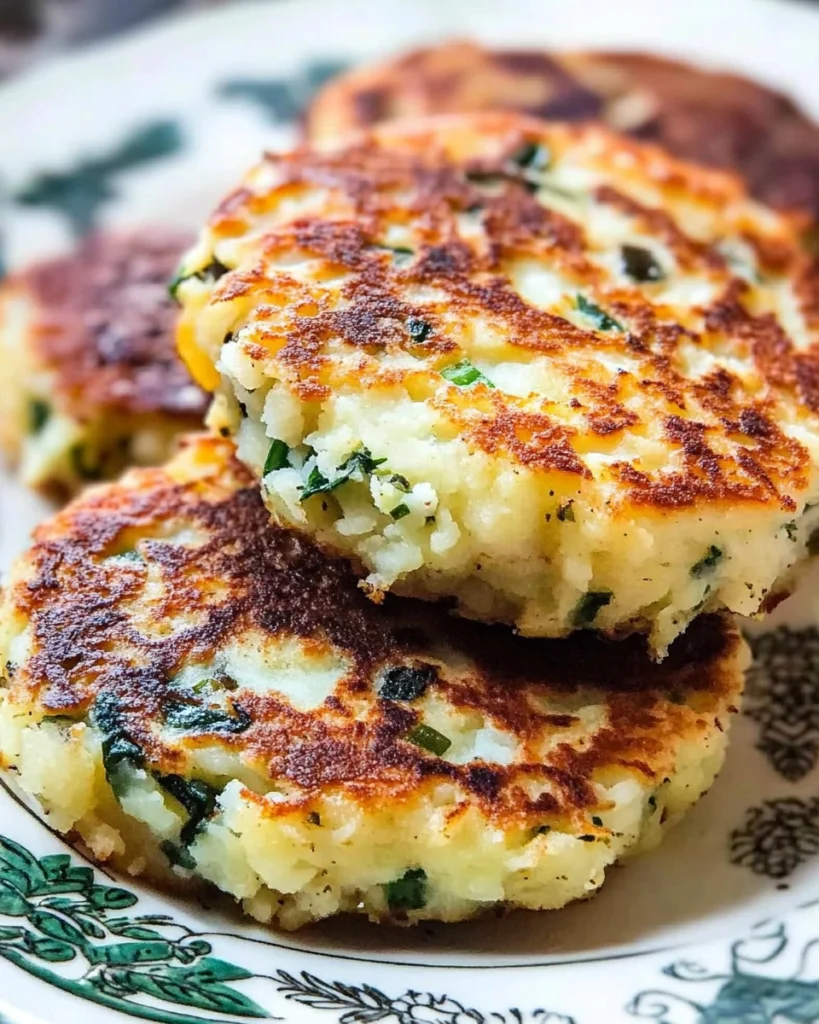 Cheesy-Colcannon-Potato-Cakes-with-Scallions-Recipe
