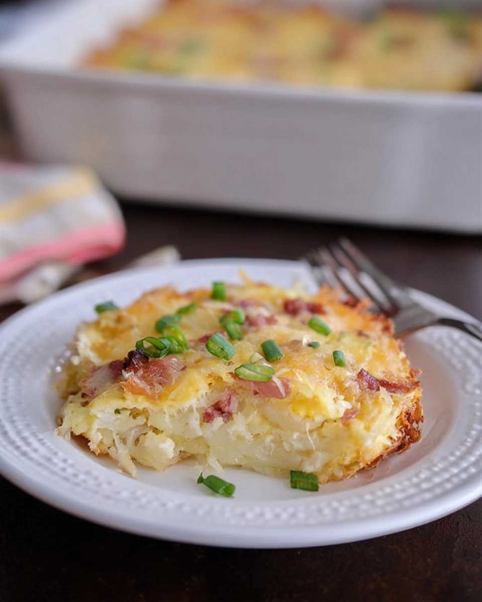 Cheesy Hash Brown Egg Bake (Crowd-Pleasing Easter Brunch Casserole) 102 Cheesy Hash Brown Egg Bake (Crowd-Pleasing Easter Brunch Casserole)