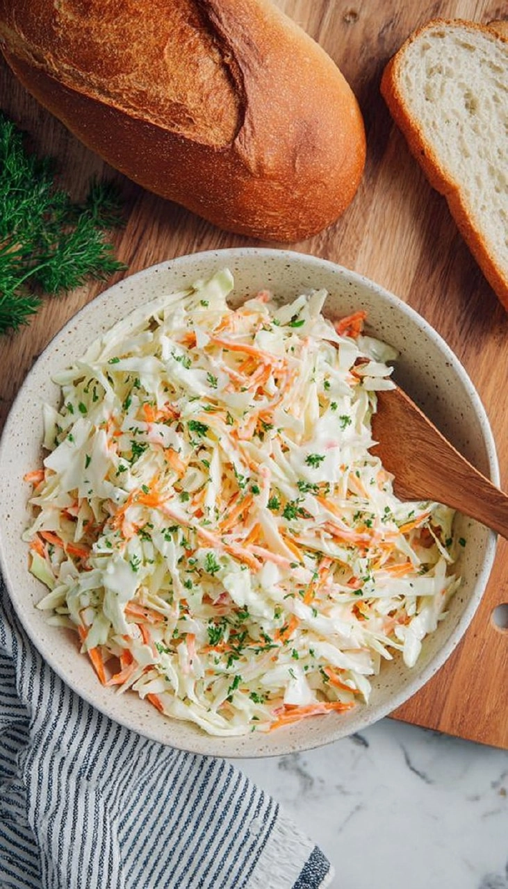 Classic Creamy Coleslaw (Better Than Deli-Style)