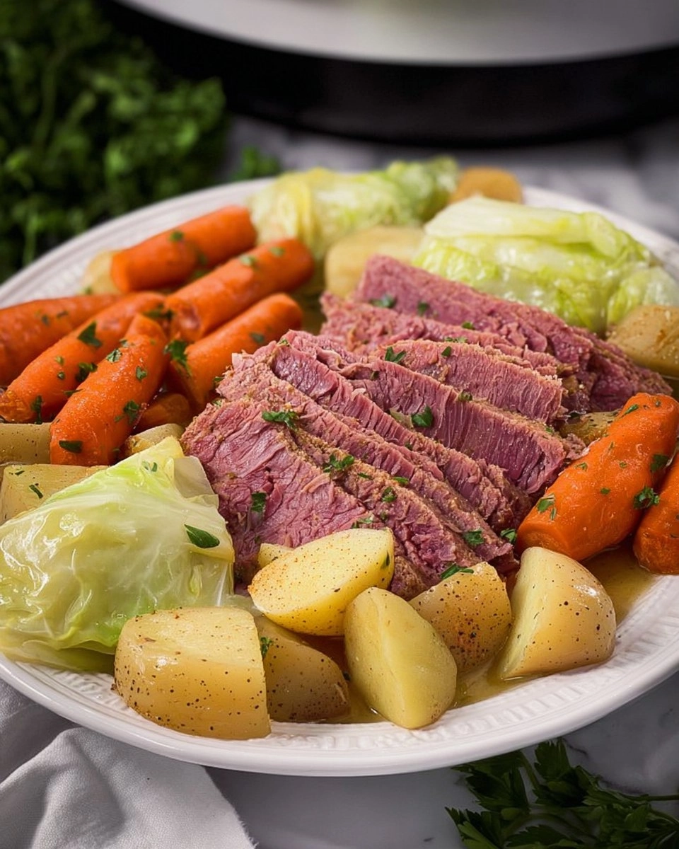 Corned Beef & Cabbage (Crockpot) 107 Corned Beef & Cabbage (Crockpot)