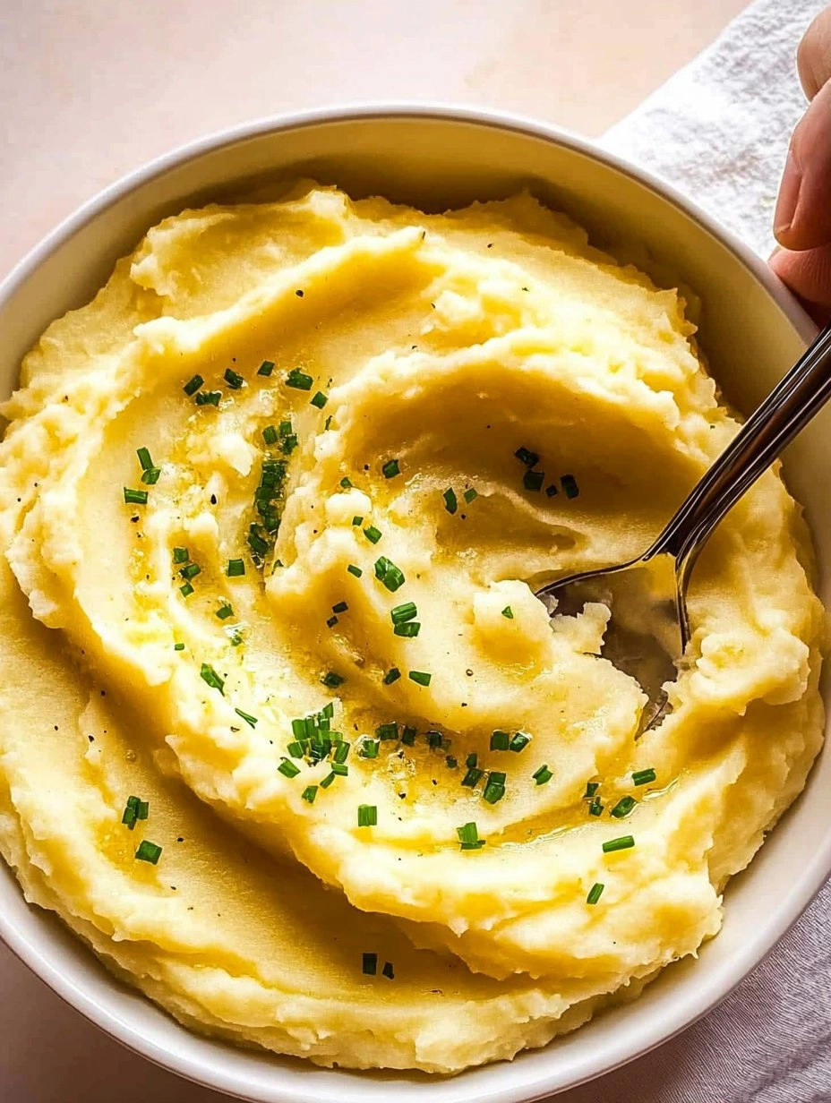 Creamy Garlic Mashed Potatoes (Restaurant Style)