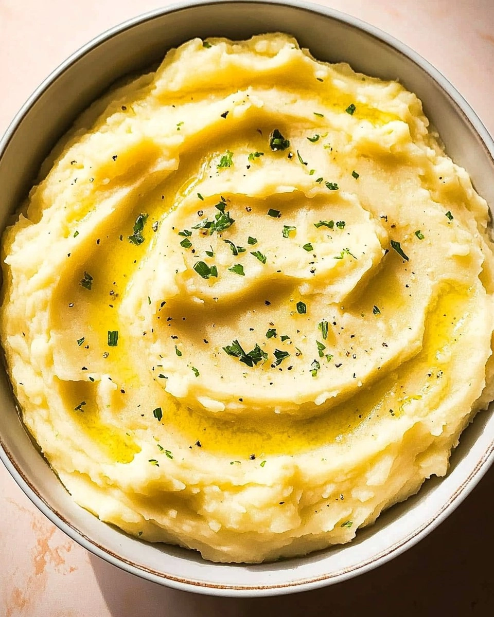 Creamy Garlic Mashed Potatoes (Restaurant Style)