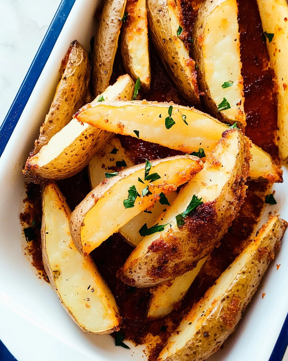 Crispy Oven-Baked Potato Wedges (Pub Style)