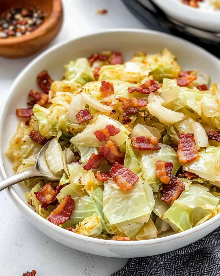 Crispy-Pan-Fried-Cabbage-with-Bacon-Onions-Recipe