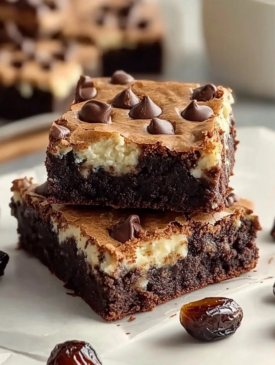 Decadent Cottage Cheese Date Brownies