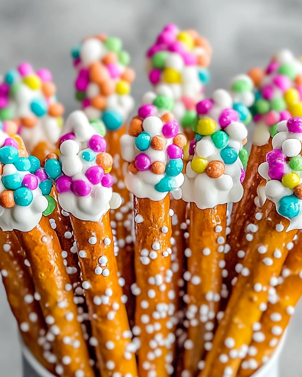 Dr. Seuss Truffula Tree Pretzel Rods to Delight Kids! 57 Dr. Seuss Truffula Tree Pretzel Rods to Delight Kids!