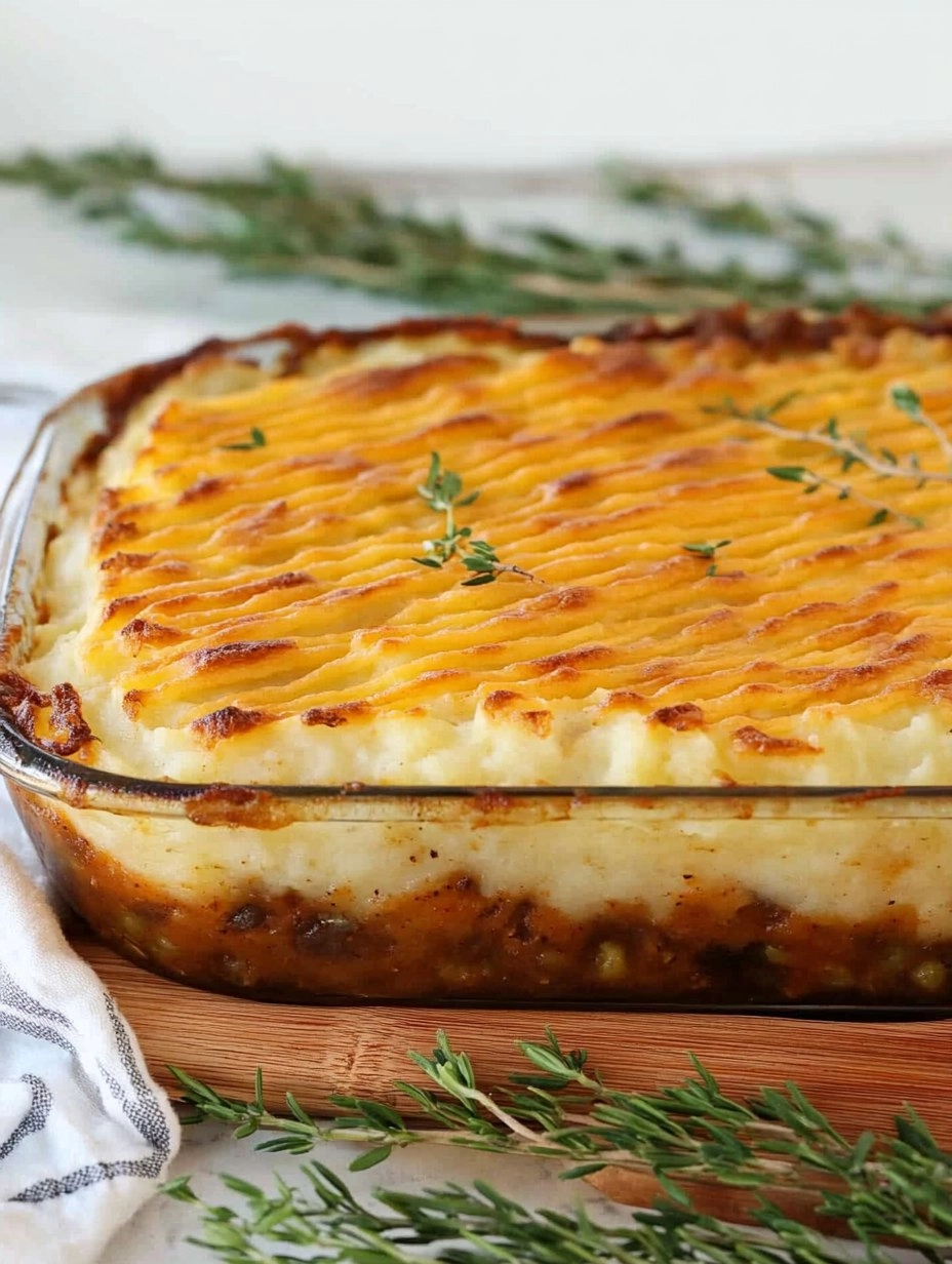 Easy Shepherd’s Pie with Cheesy Mashed Potato Topping