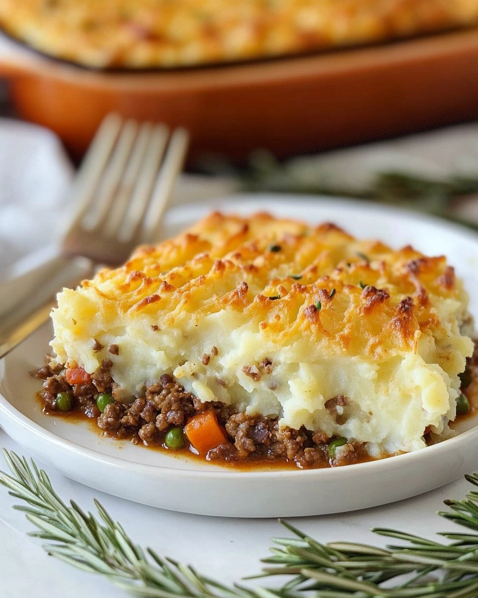 Easy Shepherd’s Pie with Cheesy Mashed Potato Topping