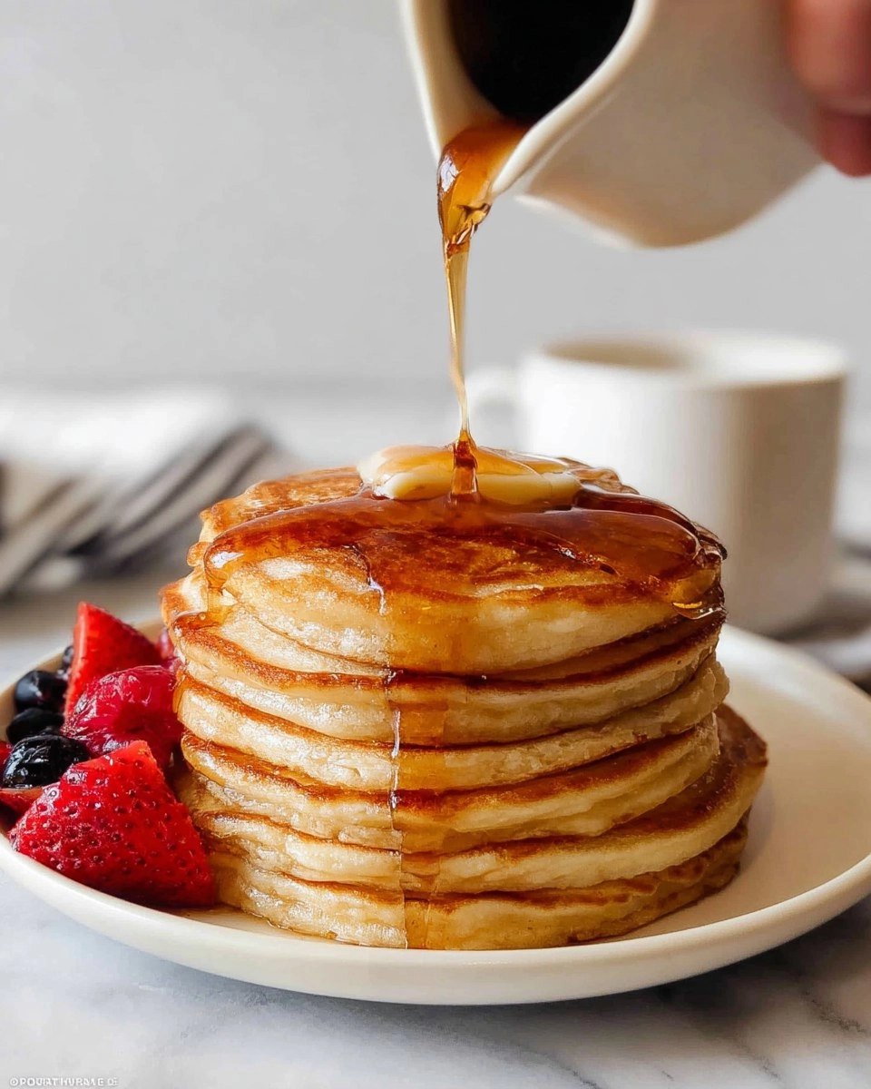 Fluffy Buttermilk Pancakes (Base Recipe for Any Topping)