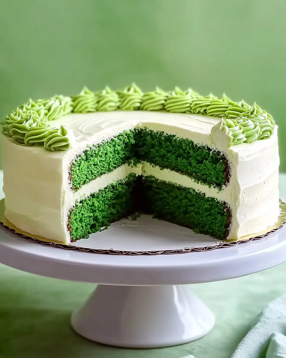 Green Velvet Cake