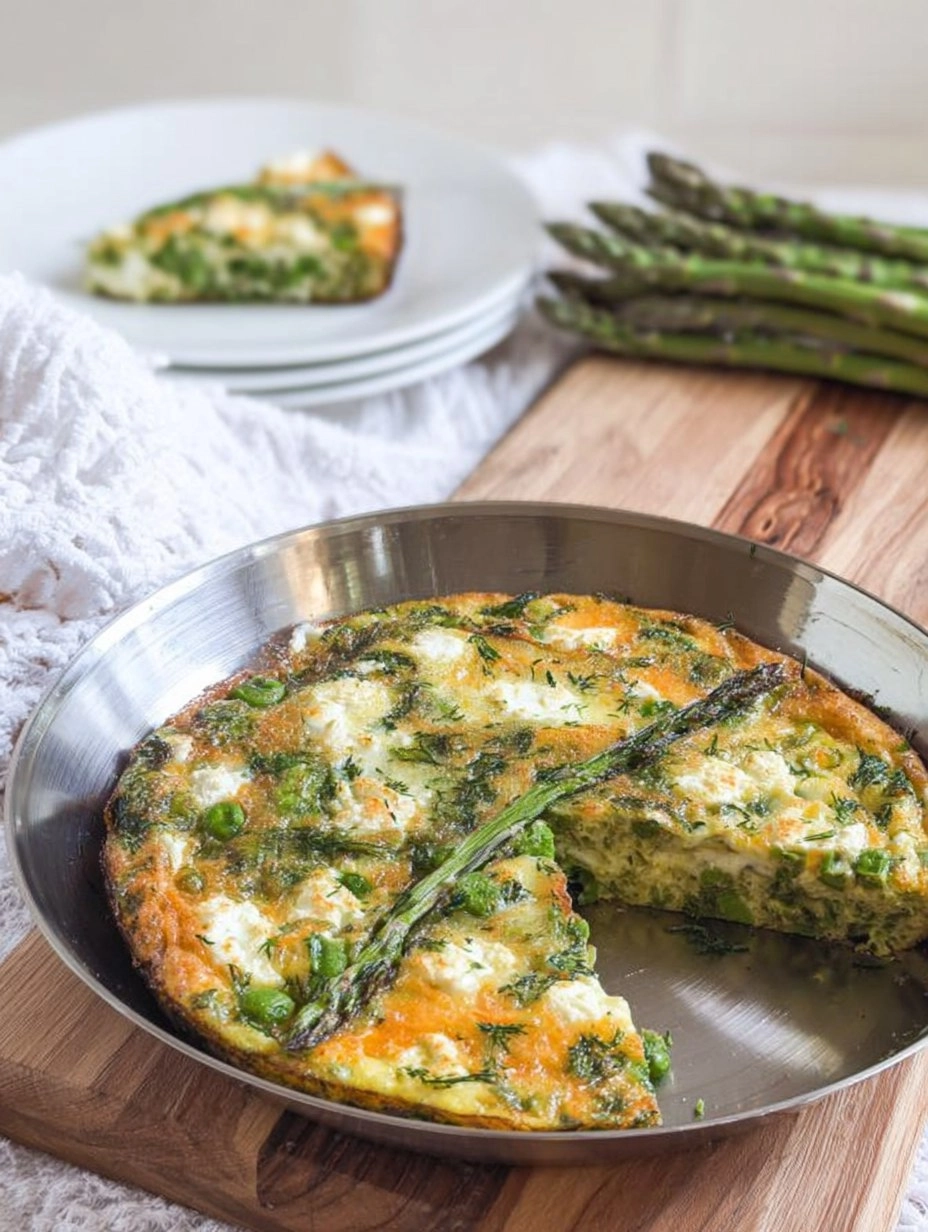 Herb & Goat Cheese Frittata with Asparagus and Peas 46 Herb & Goat Cheese Frittata with Asparagus and Peas