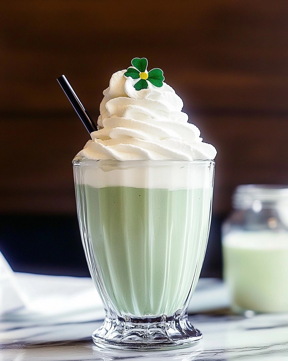 Homemade Shamrock Shakes