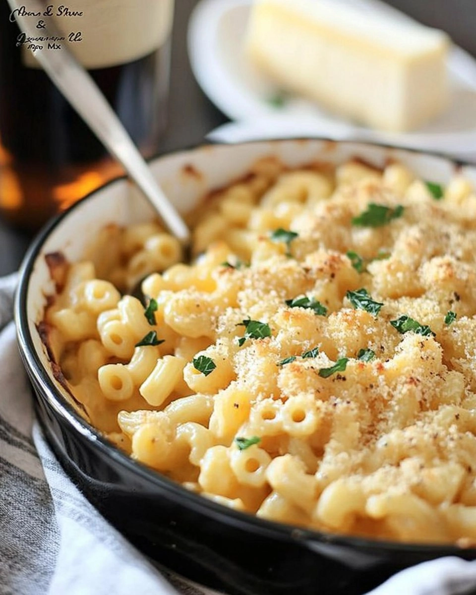 Irish Cheddar & Stout Mac and Cheese Bake