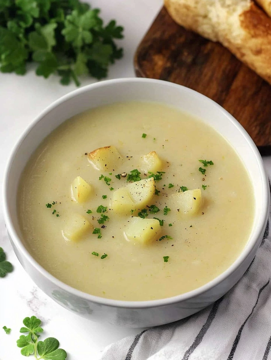 Irish Potato Soup | Creamy St Patrick's Day Soup