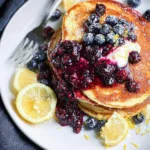 Lemon-Ricotta-Pancakes-with-Warm-Berry-Compote-Recipe