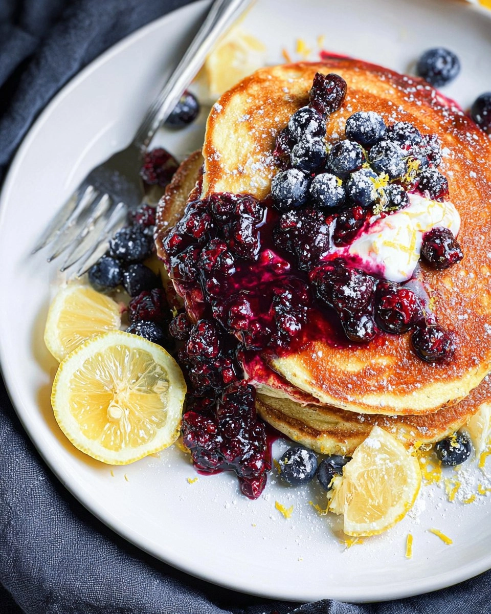 Lemon Ricotta Pancakes with Warm Berry Compote 3 Lemon-Ricotta-Pancakes-with-Warm-Berry-Compote-Recipe