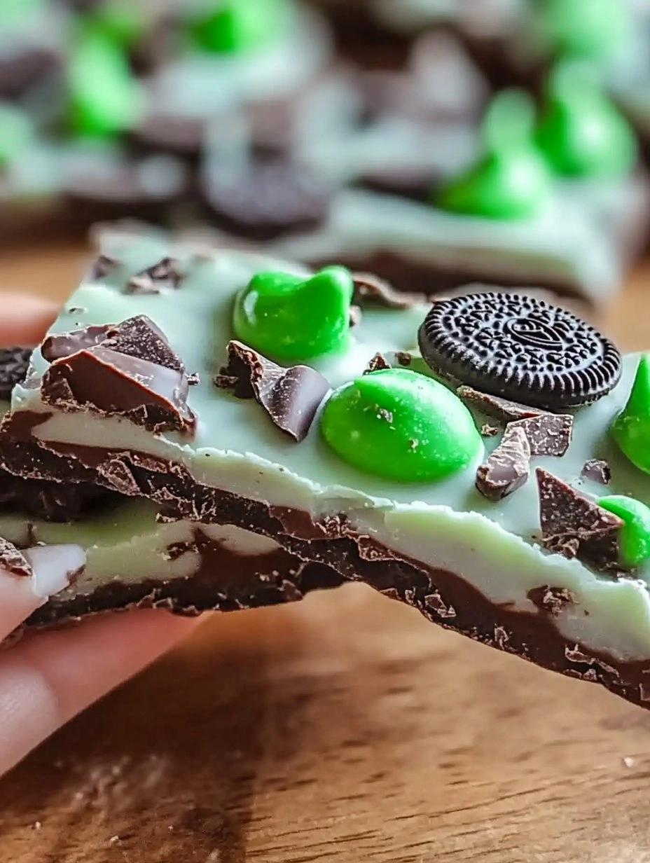 Mint Oreo Chocolate Bark