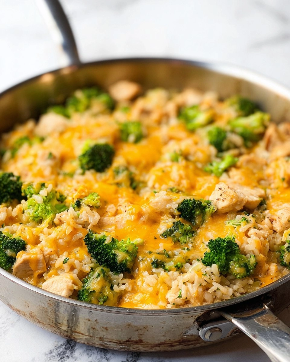 One-Pan-Cheesy-Chicken-Broccoli-and-Rice-Recipe