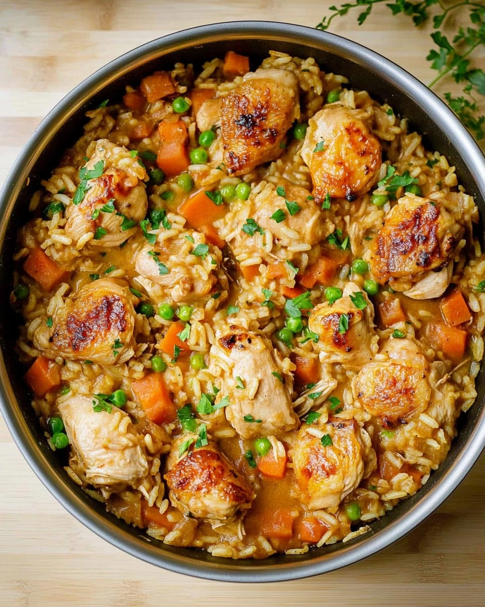One Pot Chicken and Rice | Creamy Comfort Meal