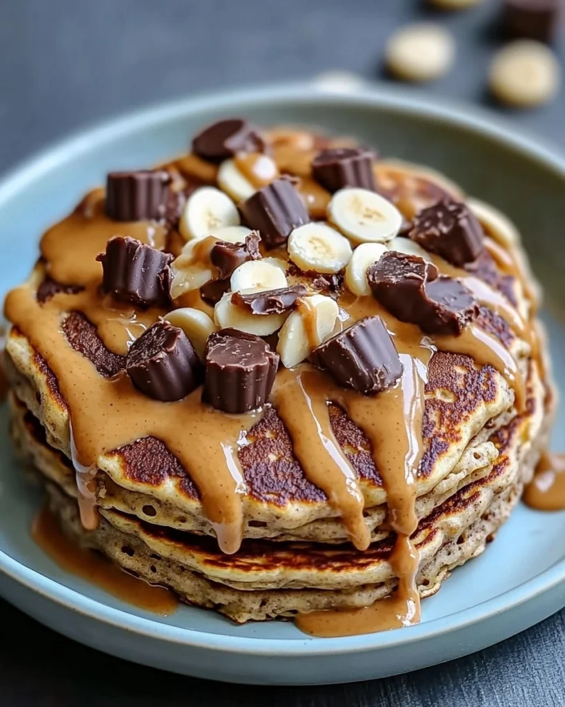 Peanut-Butter-Cup-Protein-Pancake-Bowl-Recipe