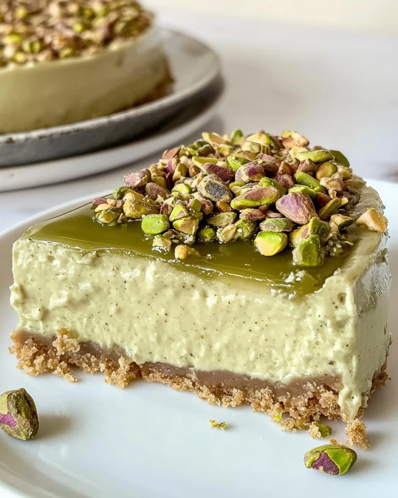 Pistachio-Cheesecake-Easy-No-Bake-Green-Dessert-Recipe