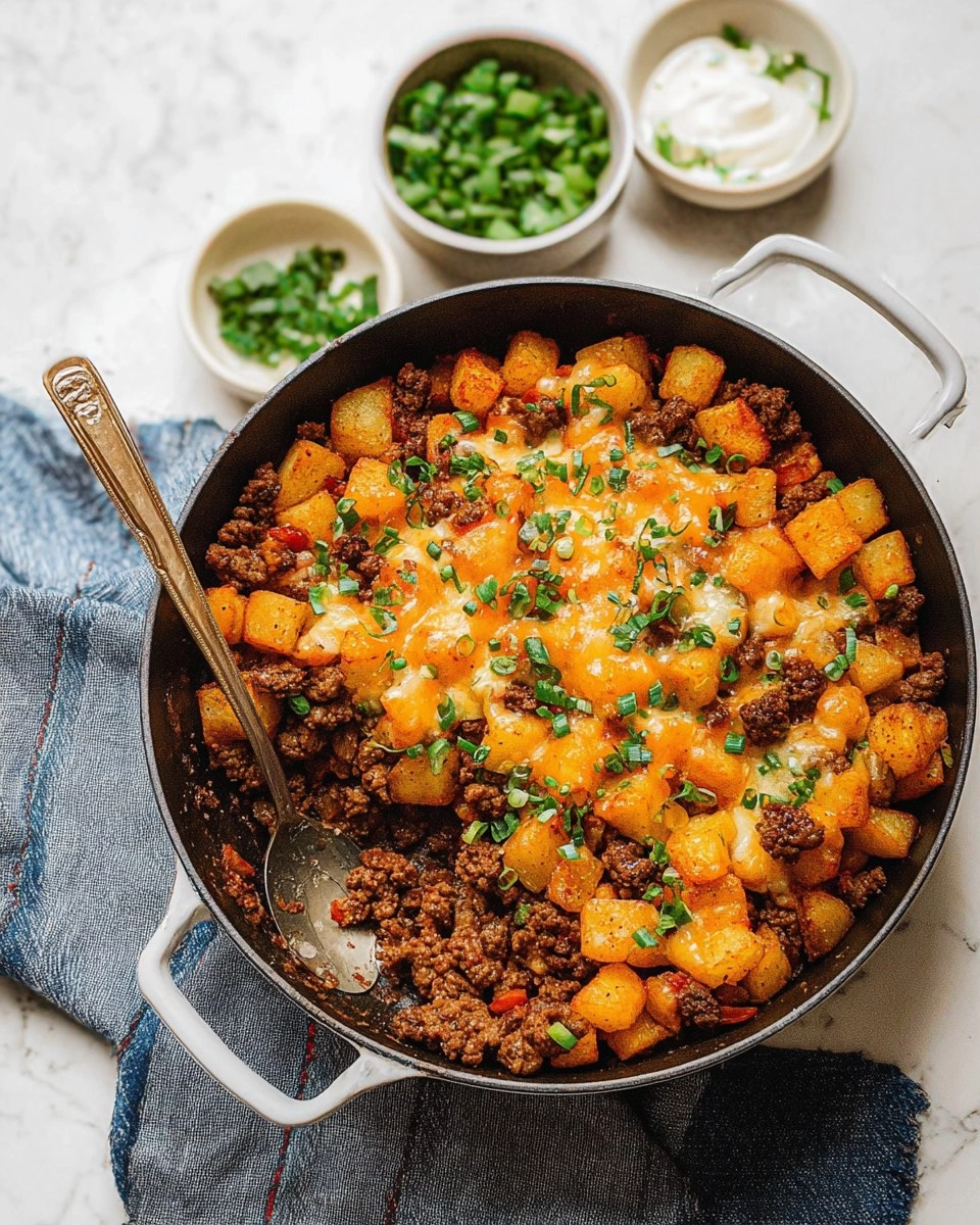 Quick Ground Beef and Potatoes 2 Quick-Ground-Beef-and-Potatoes-Recipe