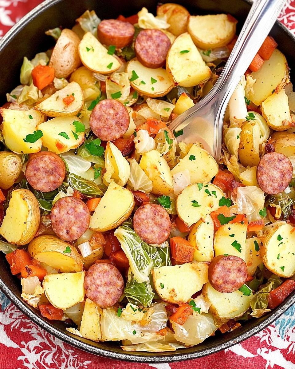 Sheet-Pan Sausage, Cabbage & Potatoes (Easy Weeknight Dinner)