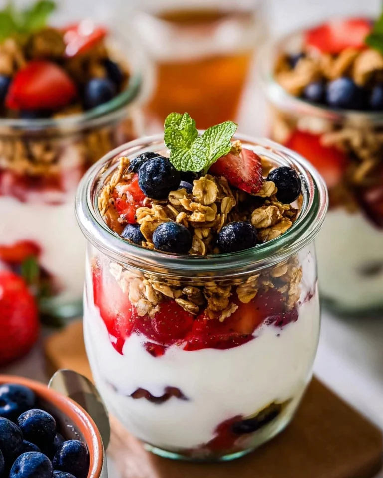 Simple Fruit & Yogurt Parfaits with Granola (Customizable) 104 Simple-Fruit-Yogurt-Parfaits-with-Granola-Customizable-Recipe