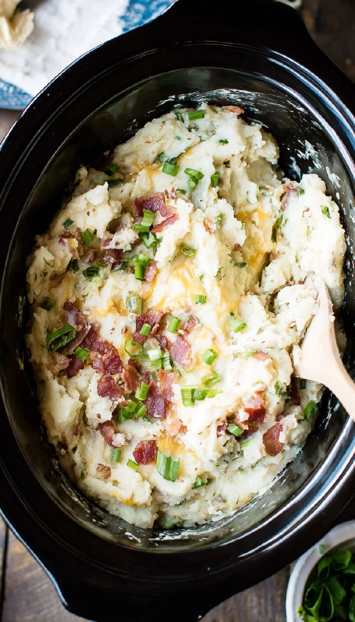 Slow Cooker Colcannon Potatoes | Easy Crockpot Dinner 